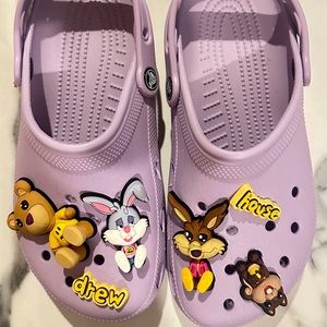 Drewhouse limited edition lavender Crocs